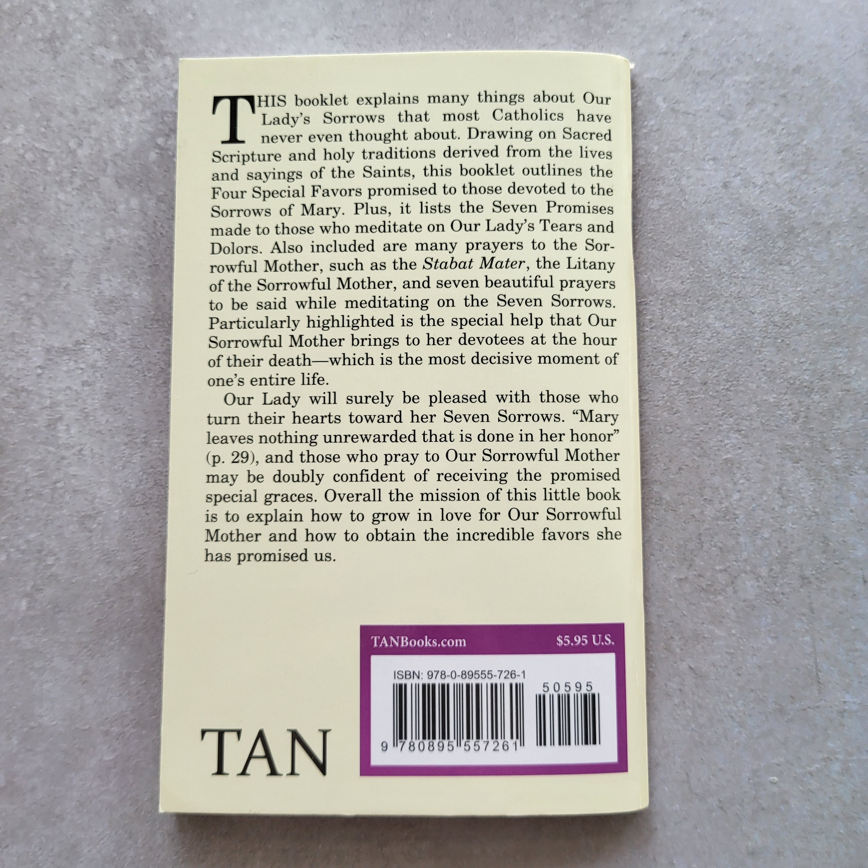 Devotion to the Sorrowful Mother