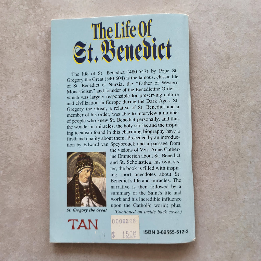 The Life of St. Benedict by St. Gregory the Great (USED)