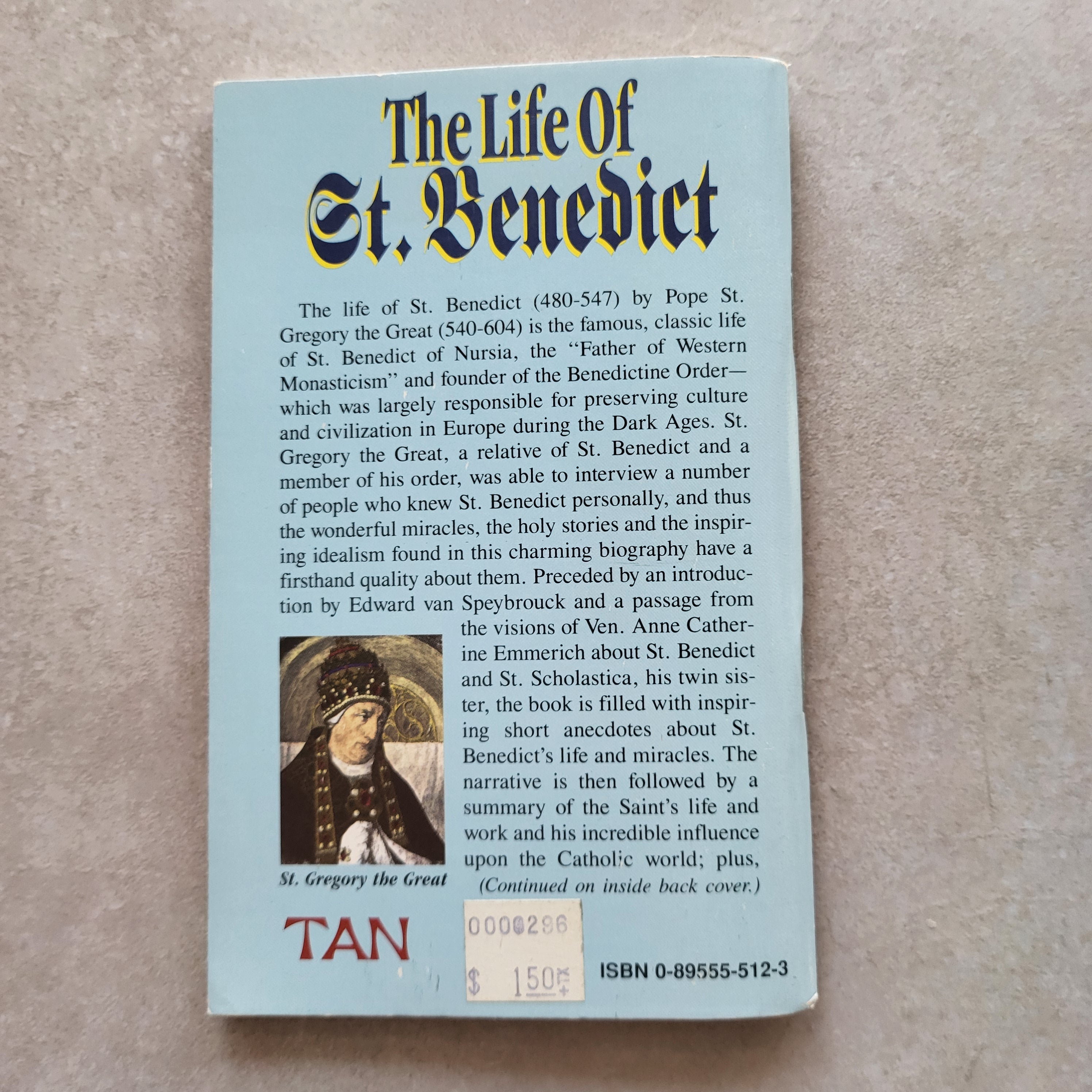The Life of St. Benedict by St. Gregory the Great (USED)