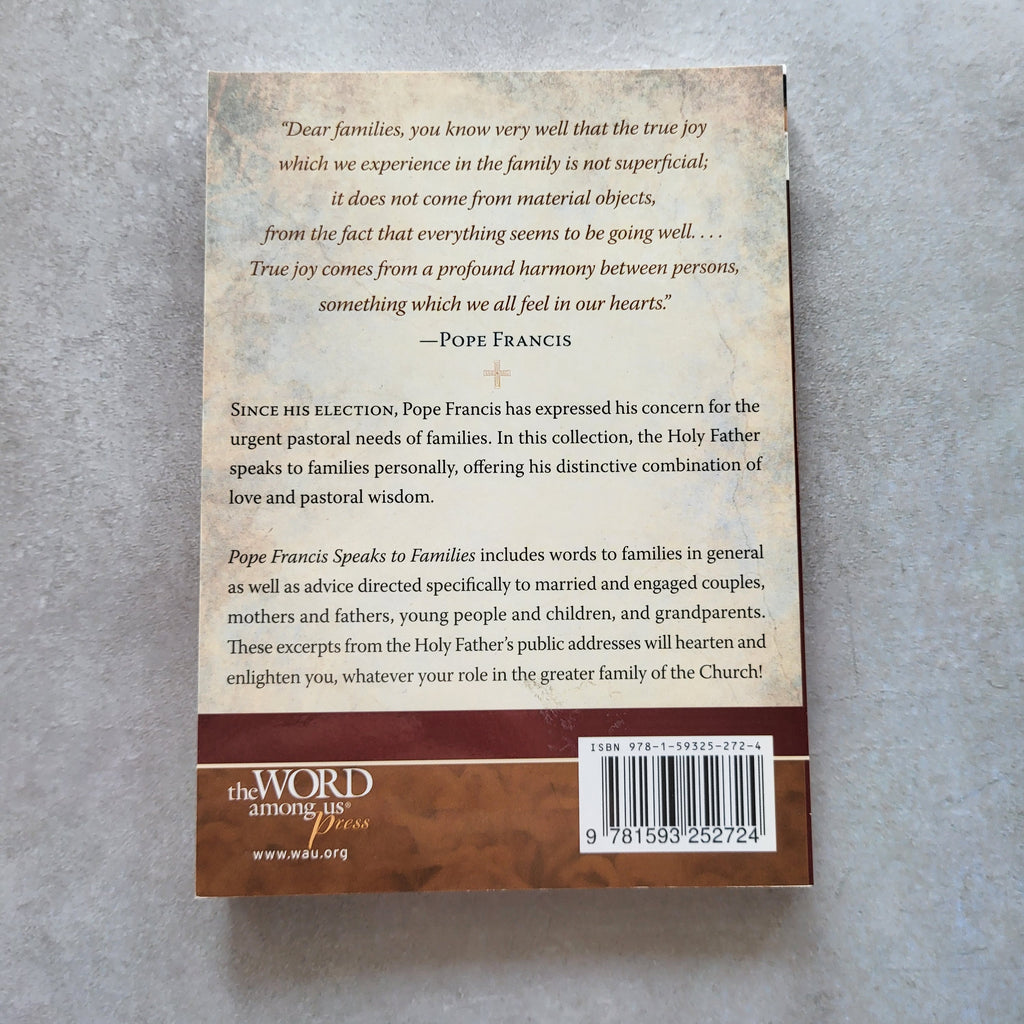 Pope Francis Speaks to Families (USED)