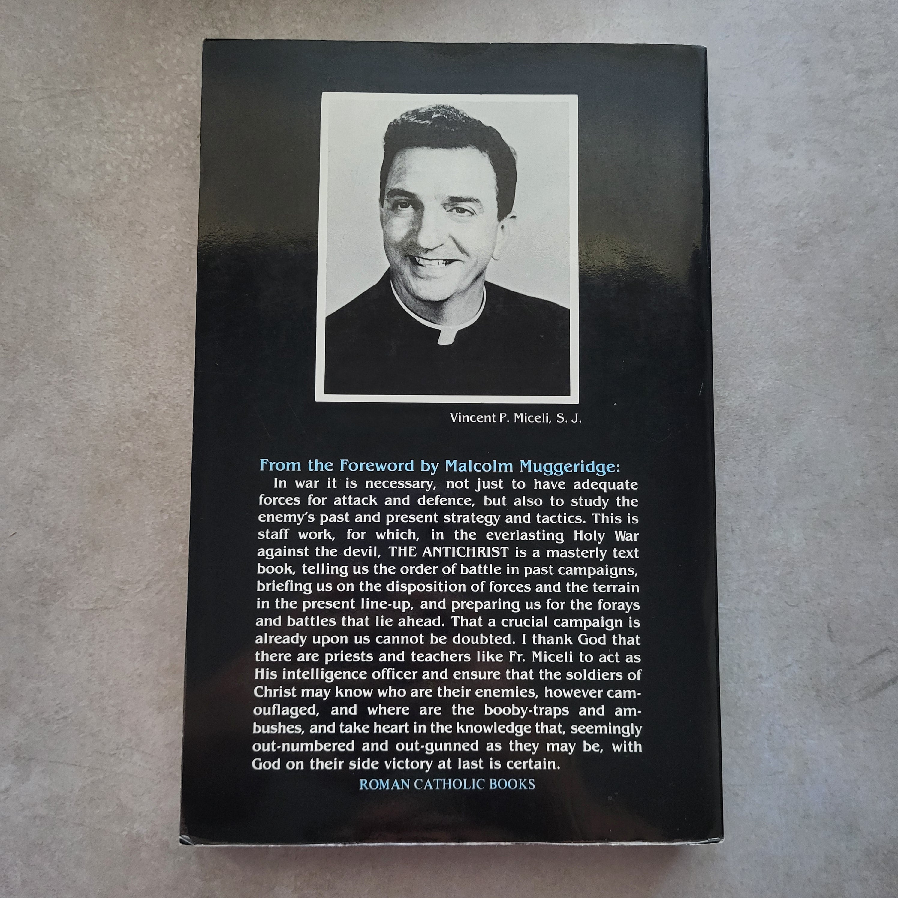 The Antichrist by Fr. Vincent P. Miceli, S.J. (USED)