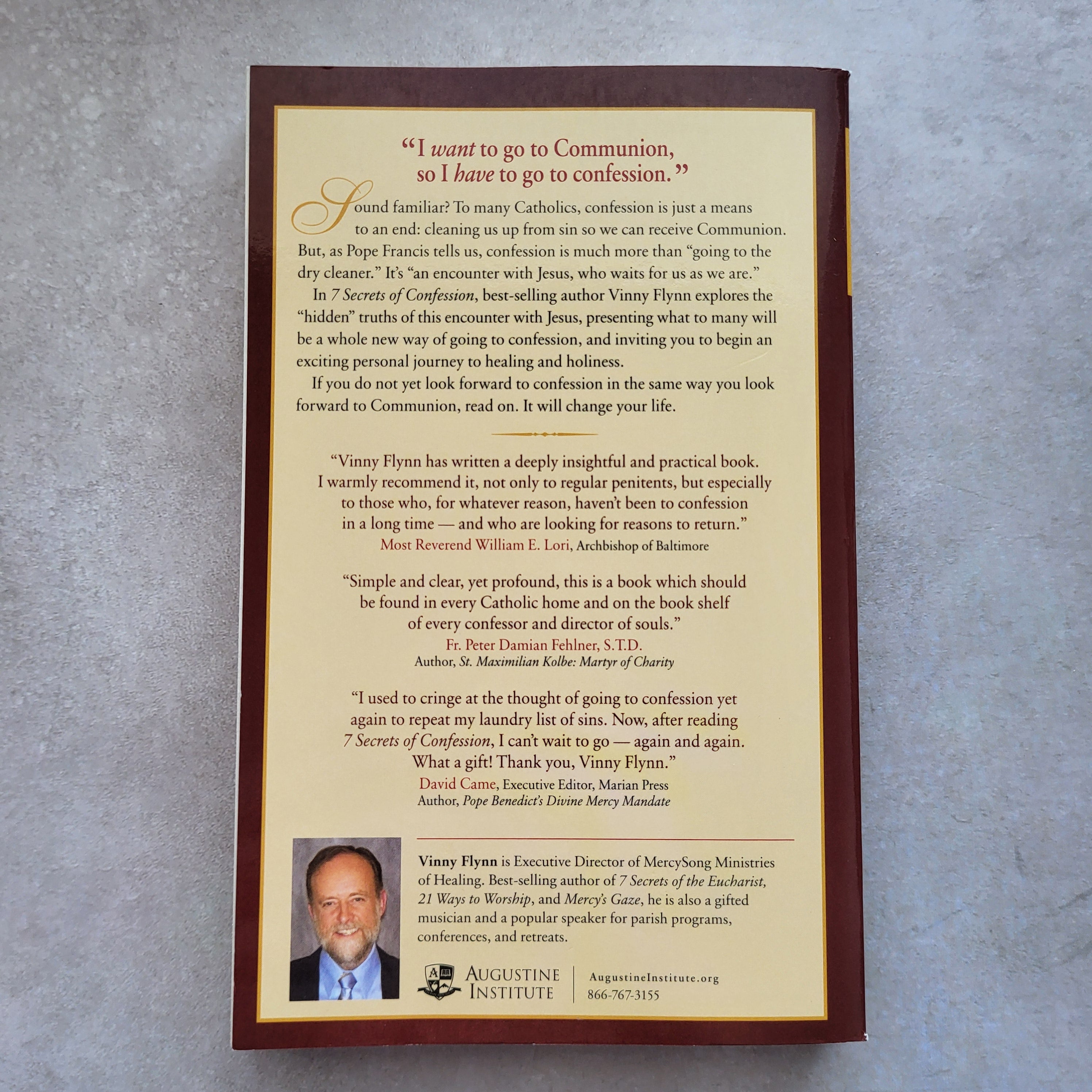 7 Secrets of Confession by Vinny Flynn (Bonus CD Included)