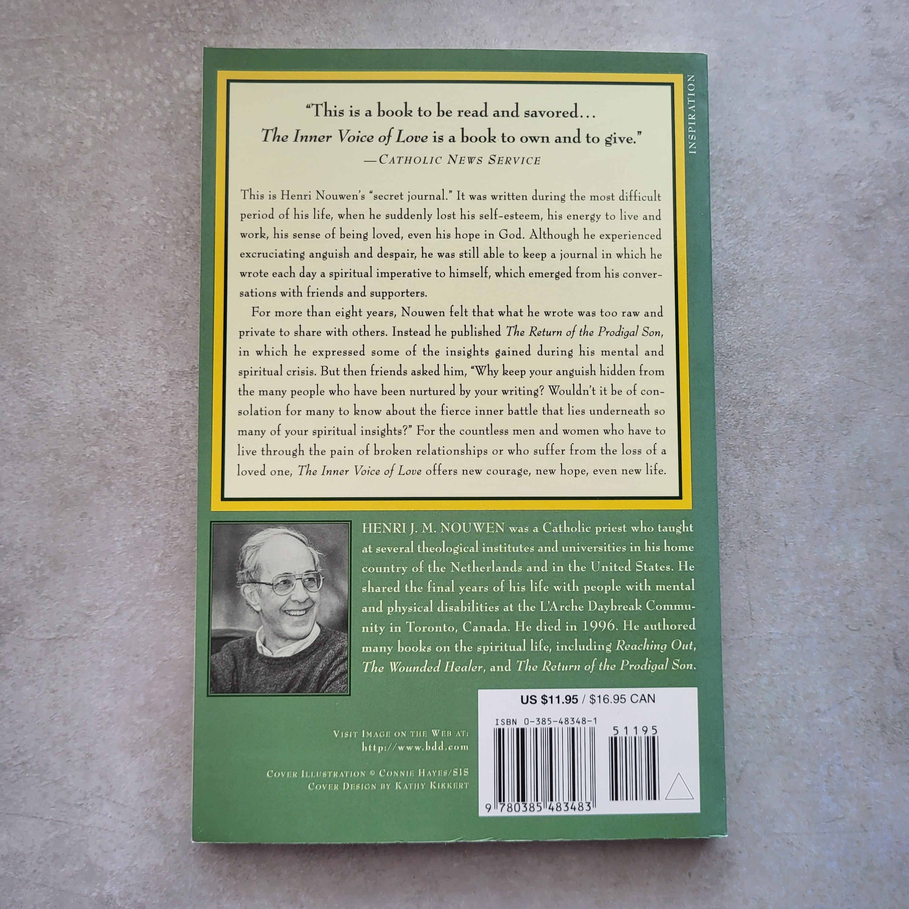 The Inner Voice of Love: A Journey Through Anguish to Freedom by Henri JM Nouwen