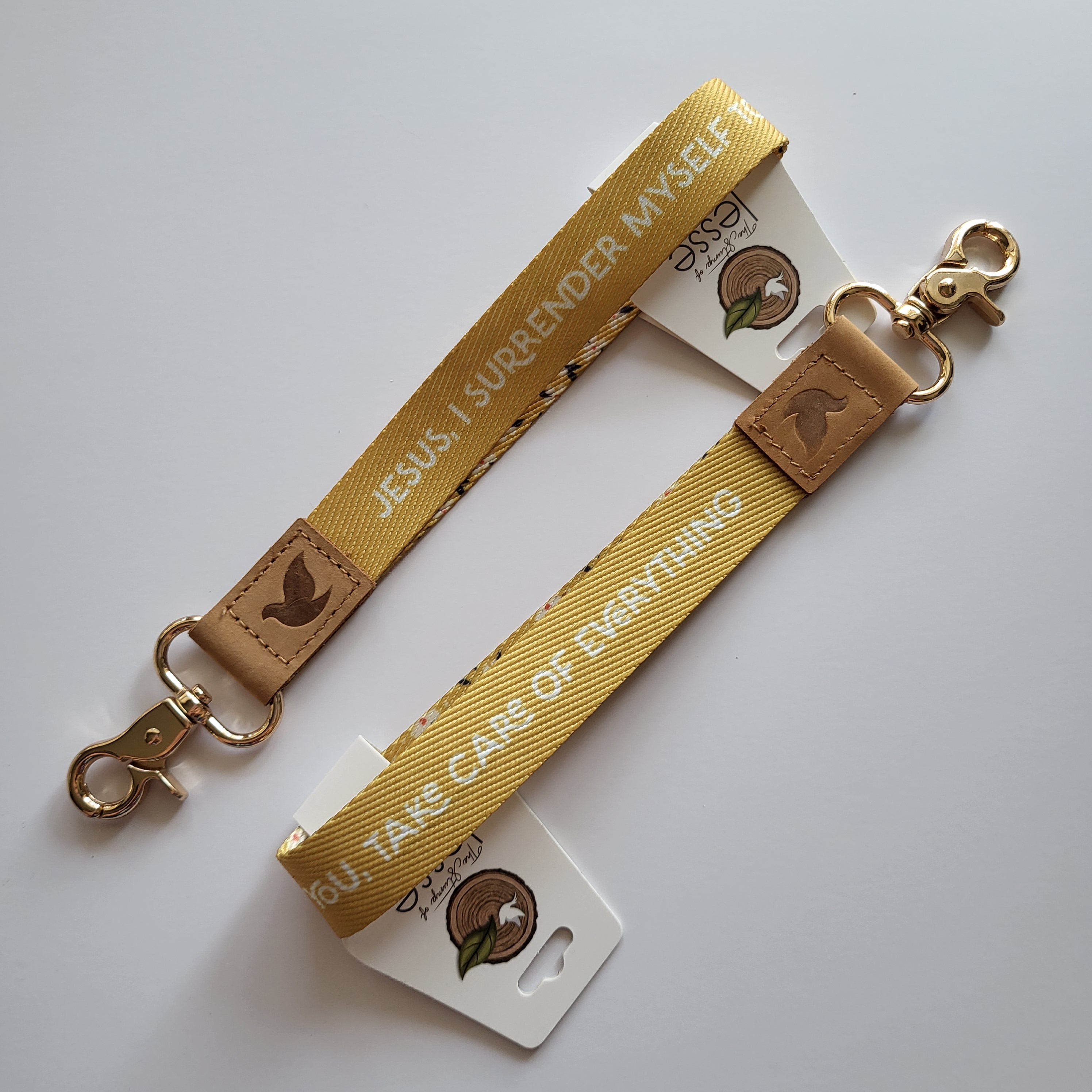 The Surrender Prayer Wristlet Keychain | The Stump of Jesse