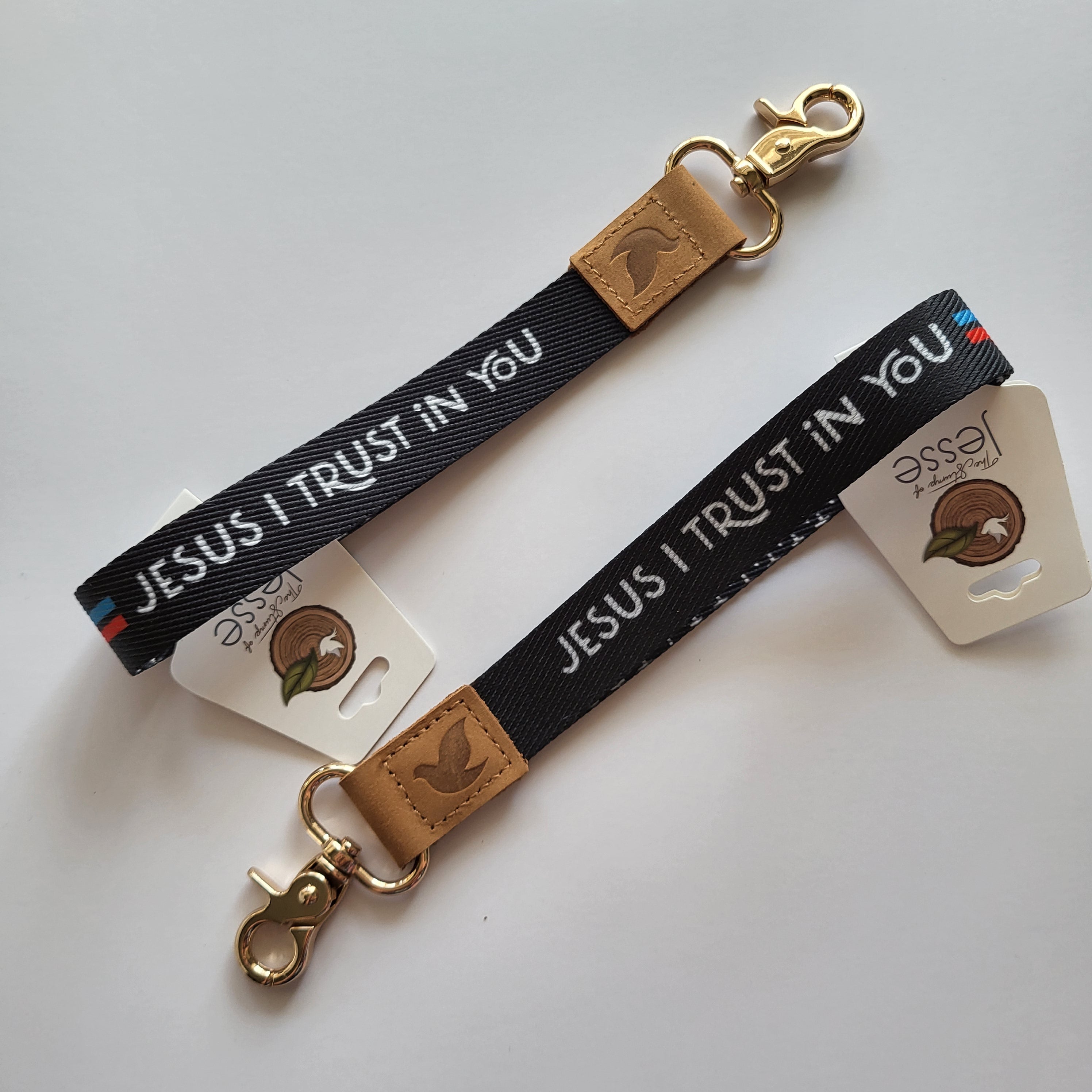 “Jesus I Trust in You” Wristlet Keychain | The Stump of Jesse