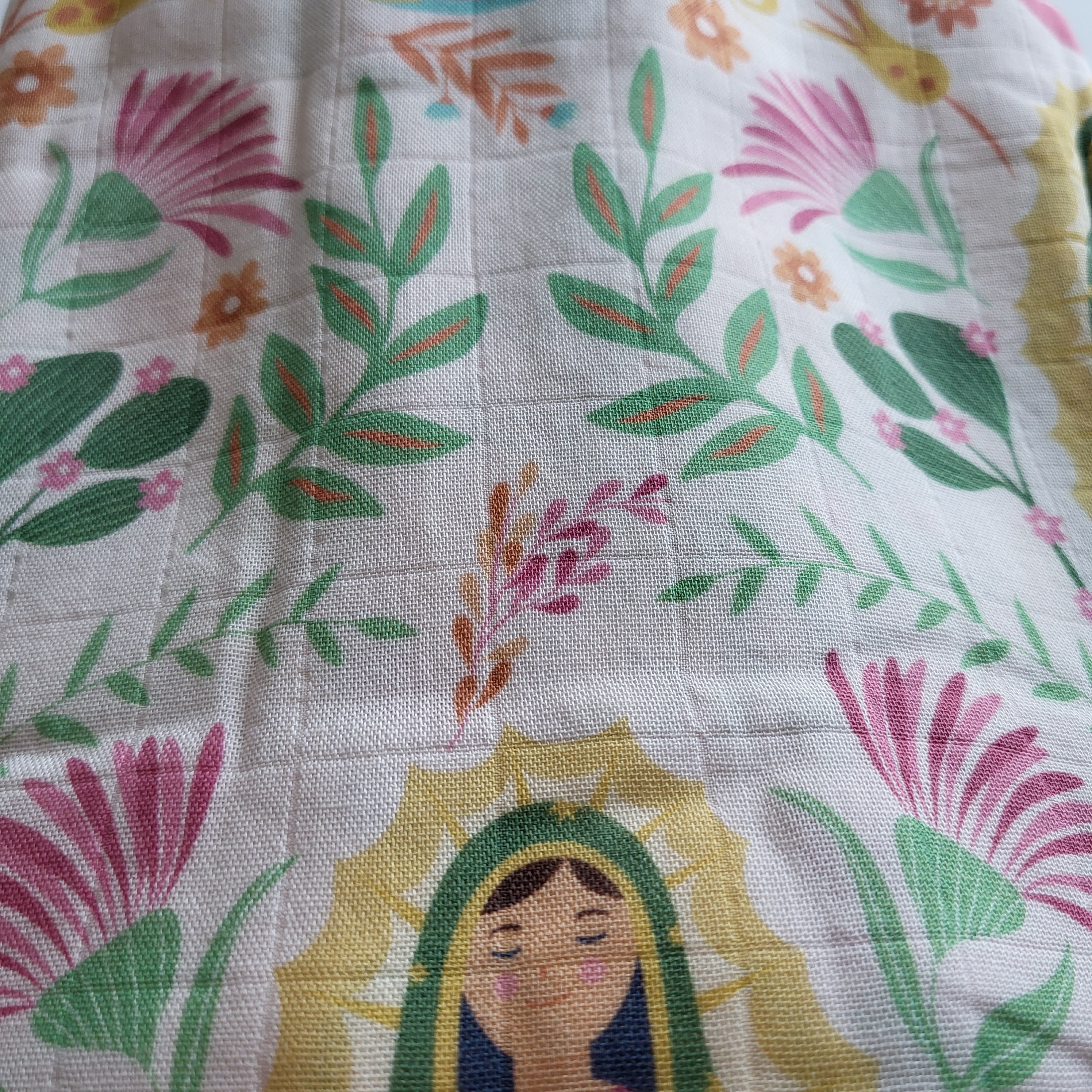 Our Lady of Guadalupe Muslin Deluxe Swaddle | The Stump of Jesse