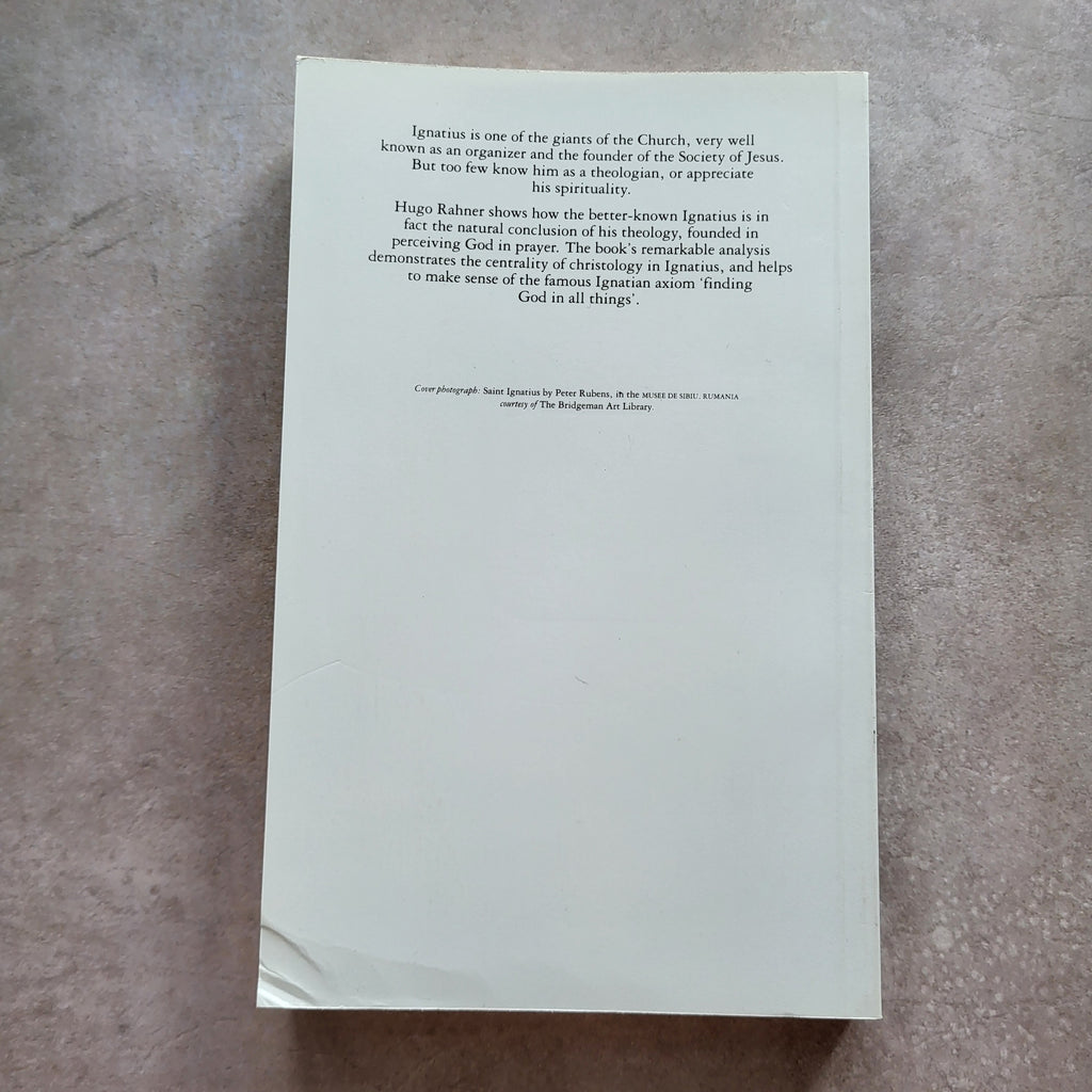 Ignatius The Theologian | Hugo Rahner SJ | (USED)