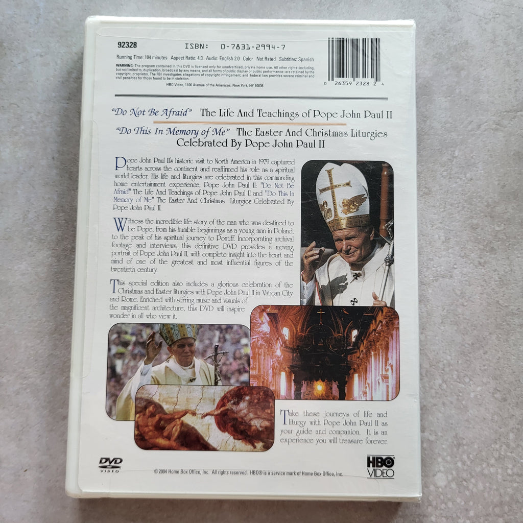 Pope John Paul II Special Collector's Edition DVD (NEW)