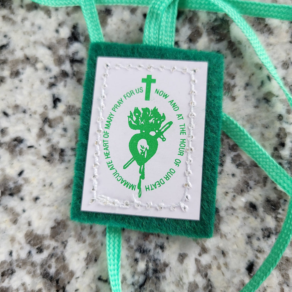 Catholic Green Scapular – Badge of Conversion & Healing
