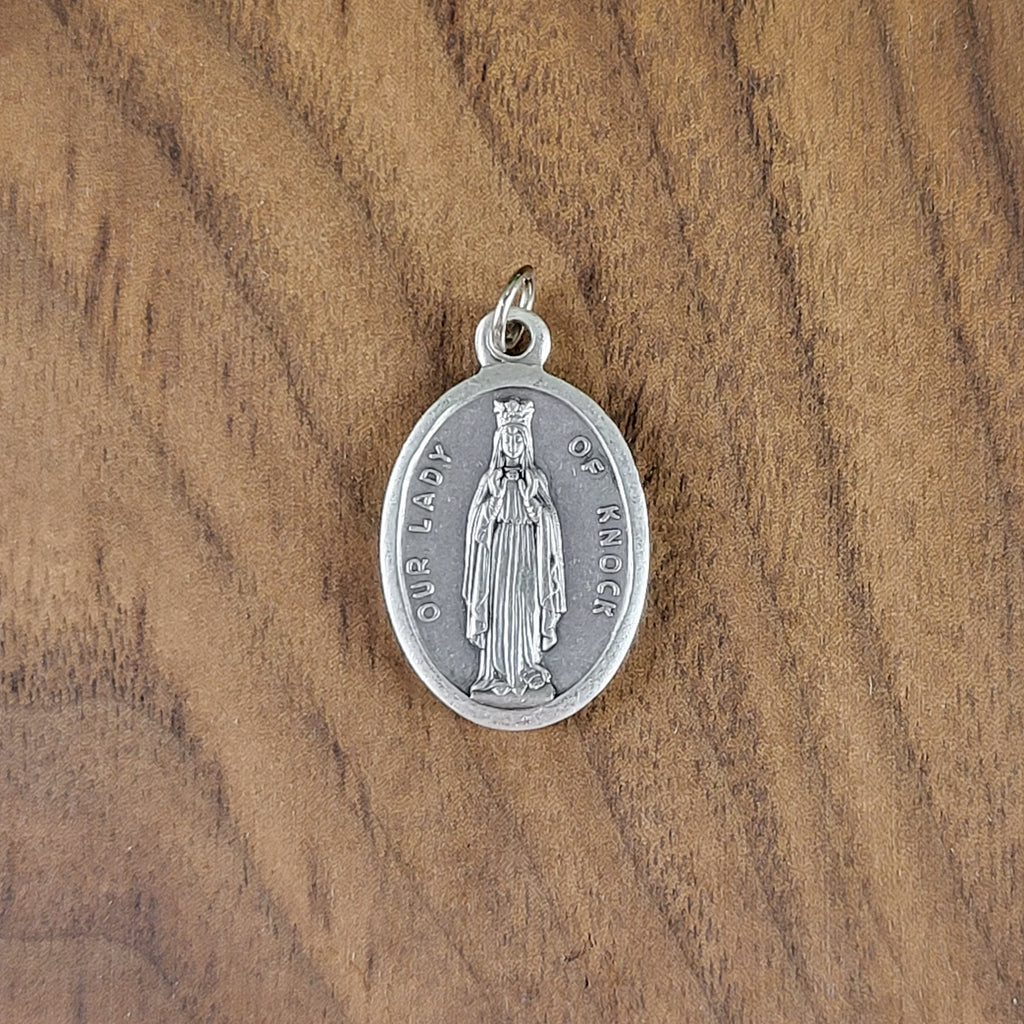 Our Lady of Knock Medal – Italian Silver-Oxidized 1” Catholic Medal