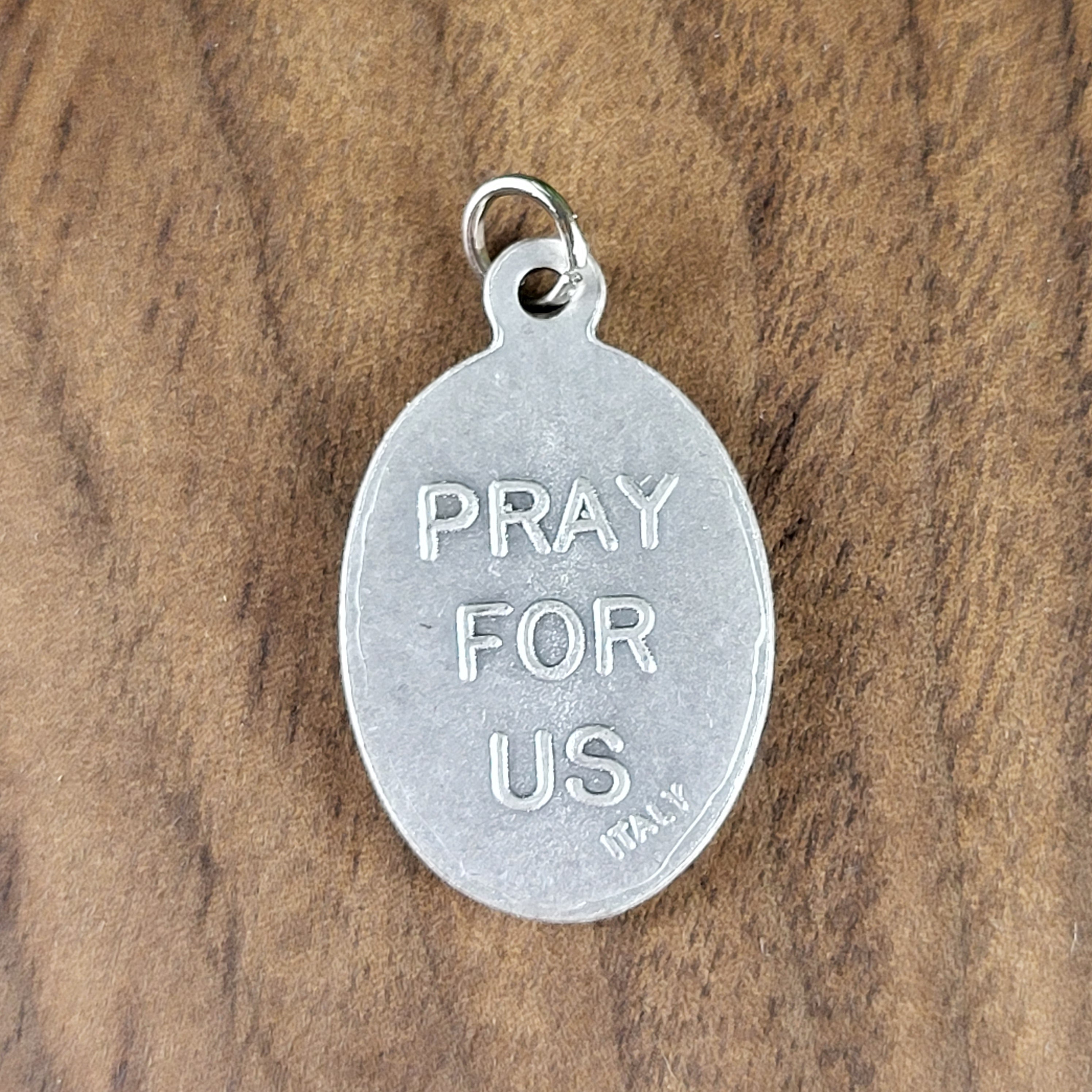 St. Matthew Medal – Silver Oxidized Italian Die-Cast Medal (1”)