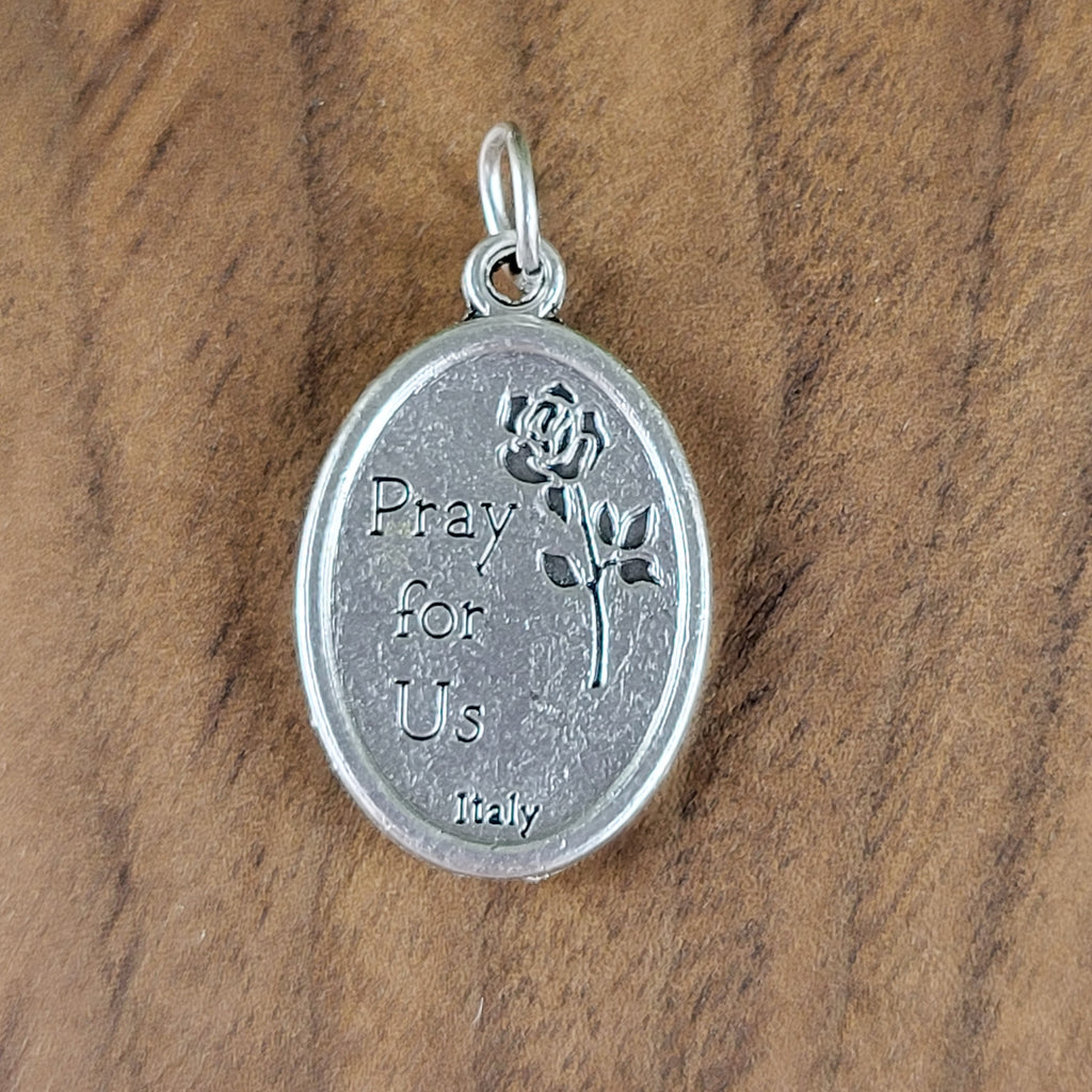 St. Michael the Archangel Medal – Italian Silver-Oxidized Die-Cast (1”)