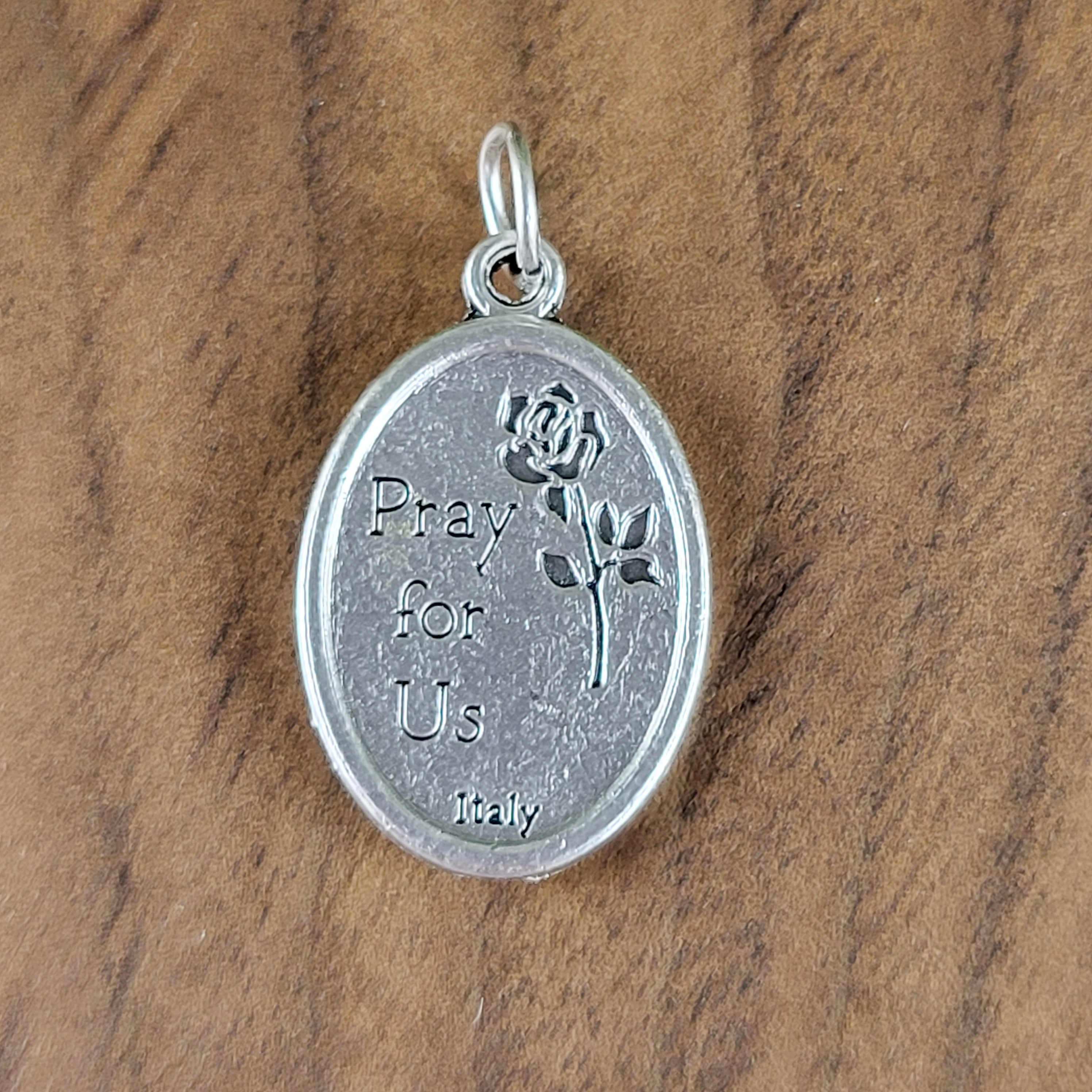 St. Michael the Archangel Medal – Italian Silver-Oxidized Die-Cast (1”)