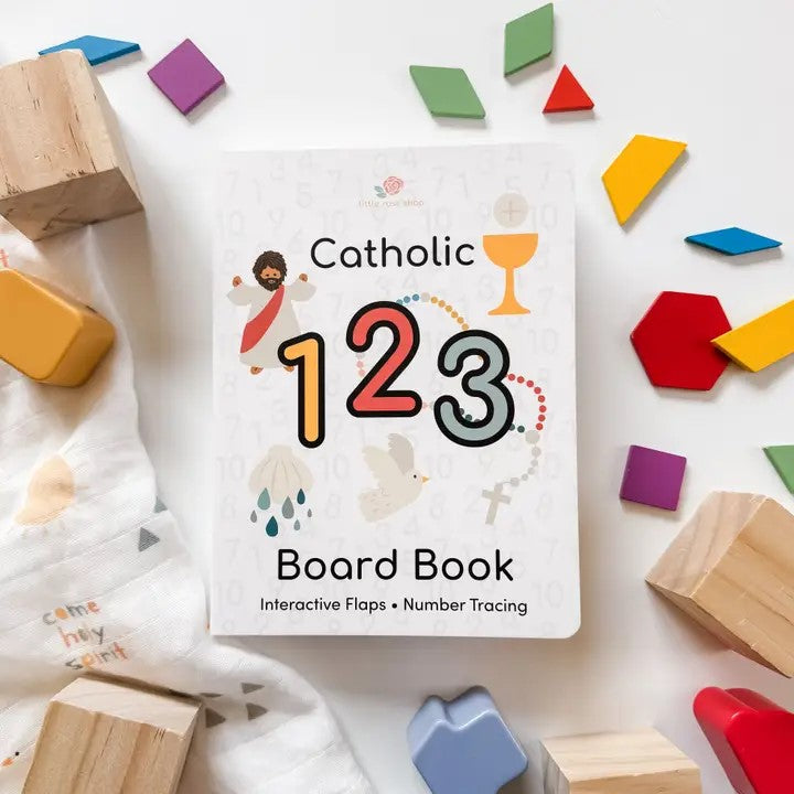 Catholic 123 Board Book | Little Rose Shop