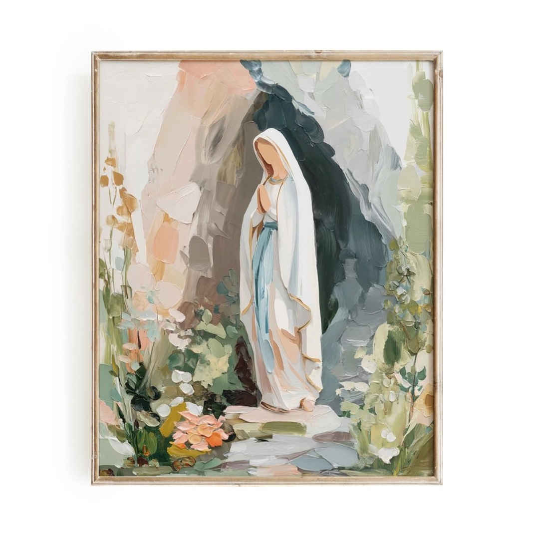 Our Lady of Lourdes in the Grotto | Reap + Sow Market